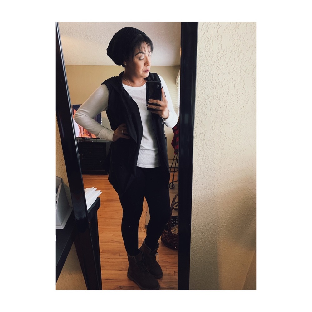 Black vest